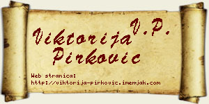 Viktorija Pirković vizit kartica